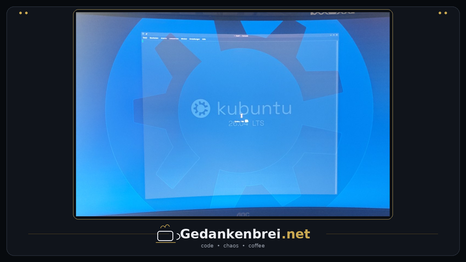 Und dann bekam es wieder einen Herzkasper