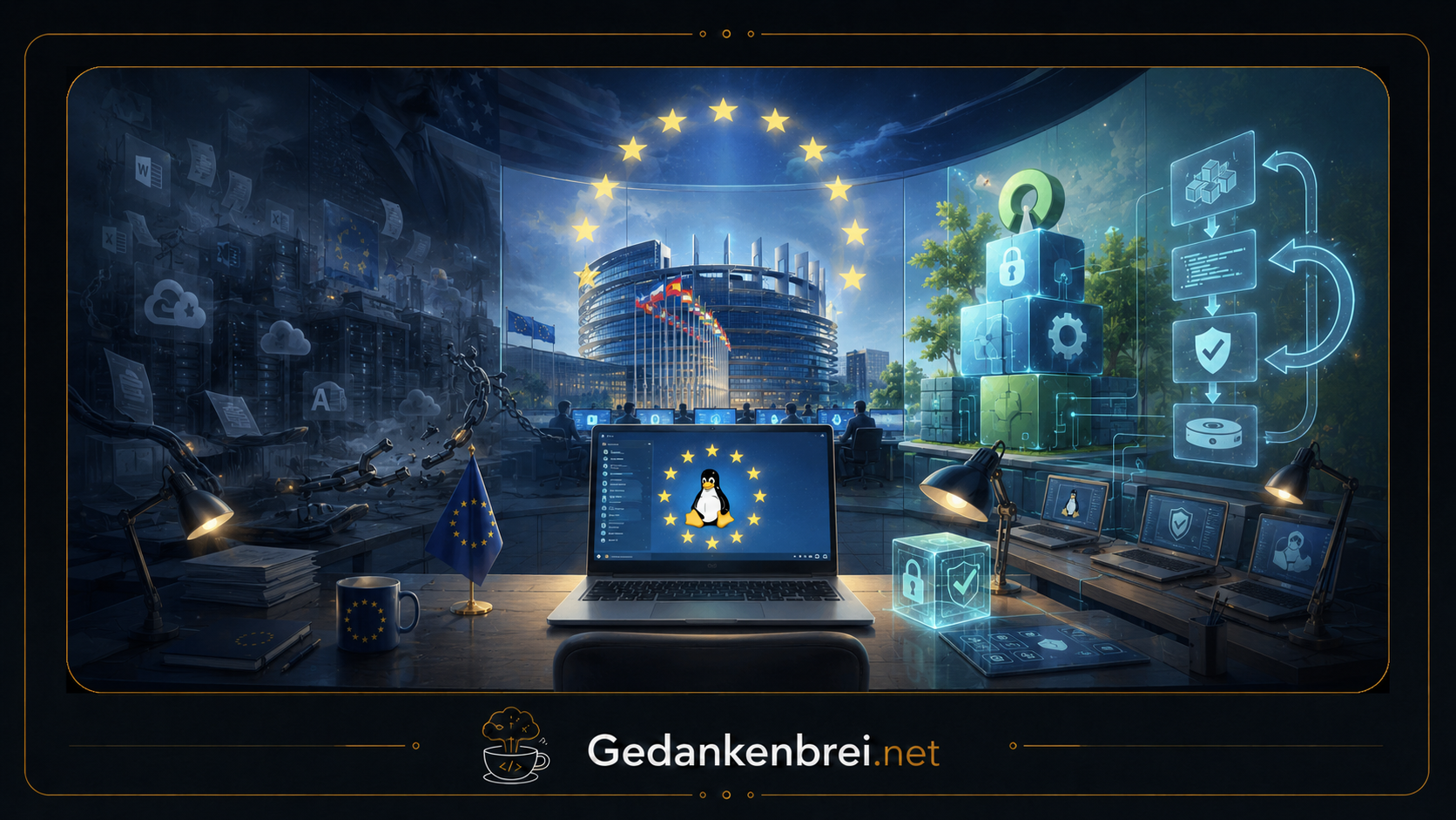 EU OS: Gute Idee, komischer Beigeschmack