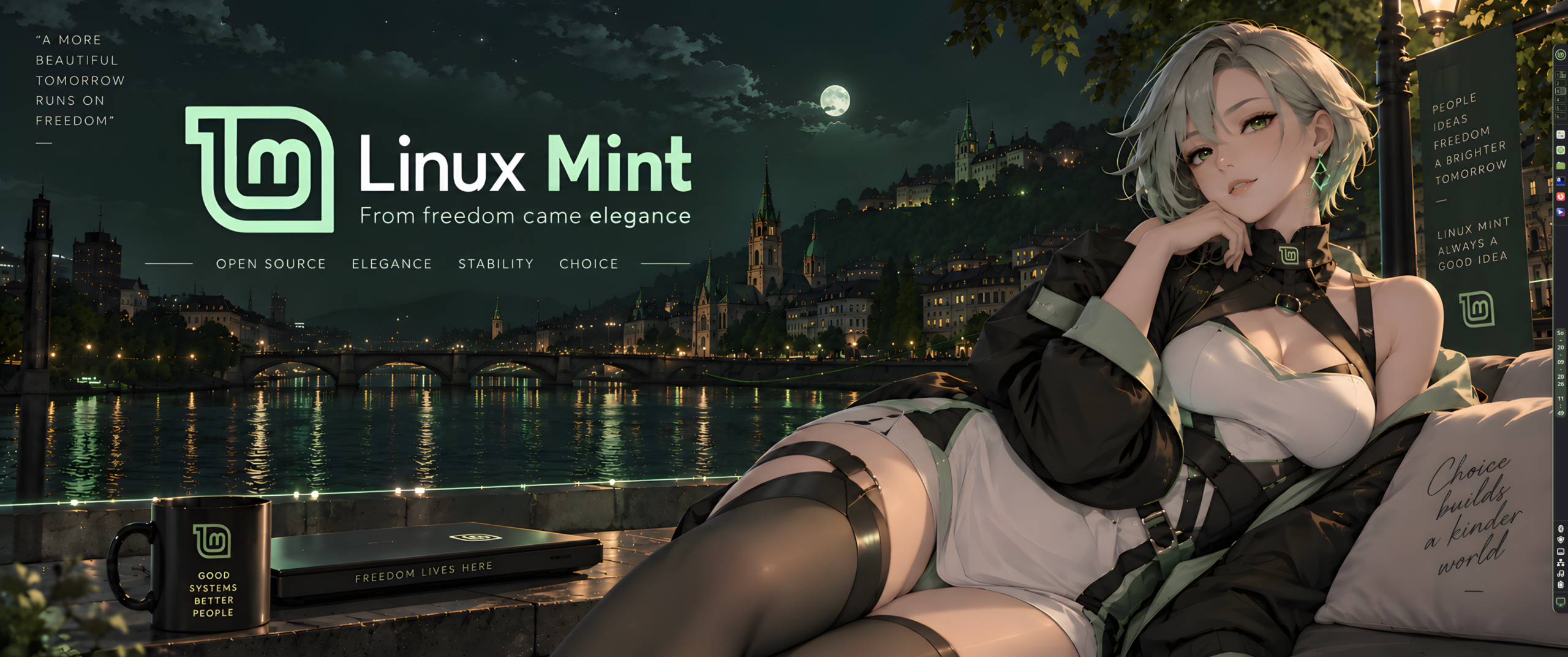 Linux Mint Arbeitsflächen